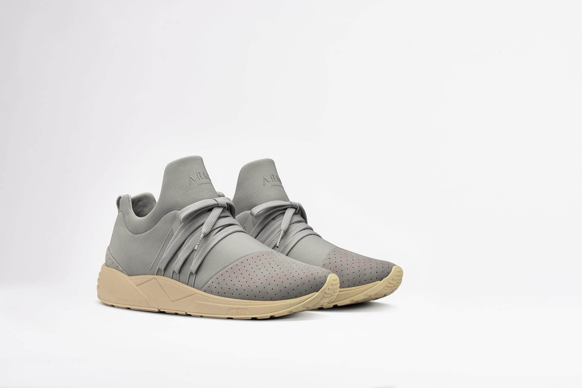 ARKK Collection Raven Nubuck S-E15 Grey Tan - Men Raven Grey